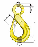 Safety Hook BK and BKLK with Double Latch